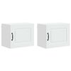 vidaXL Panneau de lave-vaisselle Kalmar 2 pcs Blanc 50 x 31 x 40 cm