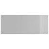 vidaXL Protection de cuisine Gris clair 100 x 40 x 0,6 cm verre tremp&eacute;