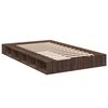 vidaXL Cadre de lit sans matelas ch&ecirc;ne marron 140x190 cm