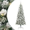 vidaXL Sapin de No&euml;l Artificiel &agrave; Branches Articul&eacute;es Vert et blanc