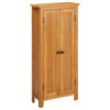 vidaXL Armoire de rangement 50x22x110 cm Bois de ch&ecirc;ne massif