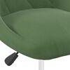 vidaXL Chaises pivotantes &agrave; manger lot de 6 Vert fonc&eacute; Velours