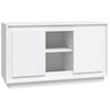 vidaXL Buffet blanc 102x35x60 cm bois d'ing&eacute;nierie