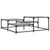 vidaXL Table basse sonoma gris 107x107x40 cm bois d'ing&eacute;nierie