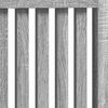 vidaXL Cache-Radiateur Gris Sonoma 78 x 19 x 81,5 cm Bois d'ingénierie