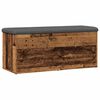 vidaXL Banc de rangement vieux bois 102x42x45 cm bois d'ing&eacute;nierie