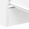 vidaXL Tables de chevet 2 pcs Blanc brillant Bois d’ingénierie