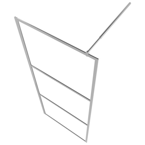 vidaXL Paroi de douche &agrave; l'italienne &agrave; verre ESG transparent 140x195cm