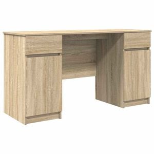 vidaXL Bureau Ch&ecirc;ne sonoma Bois d'ing&eacute;nierie 140 x 49 x 76 cm