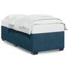 vidaXL Cadre de lit sans matelas bleu 80x200 cm velours