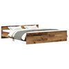 vidaXL Cadre de lit sans matelas vieux bois 180x200 cm bois ing&eacute;nierie
