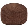 vidaXL Pouf fait à la main Marron 40 x 45 cm Jute