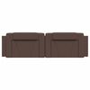 vidaXL Coussin de t&ecirc;te de lit Viana marron 180 cm similicuir
