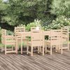 vidaXL Ensemble à manger de jardin 7 pcs bois massif de pin