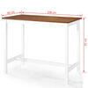 vidaXL Table et tabouret de bar 5 pcs Bois massif