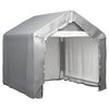 vidaXL Tente de rangement Gris 180x180 cm Acier galvanis&eacute;