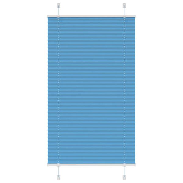 vidaXL Store pliss&eacute; bleu 70x100 cm largeur du tissu 69,4 cm polyester