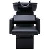 vidaXL Unit&eacute; de rin&ccedil;age de shampoing avec chaise de salon Similicuir