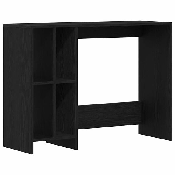 vidaXL Bureau Ch&ecirc;ne noir 102,5 x 35 x 75 cm Bois d'ing&eacute;nierie