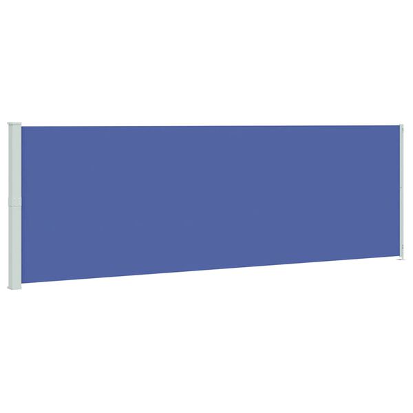 vidaXL Auvent lat&eacute;ral r&eacute;tractable de patio 200x600 cm Bleu
