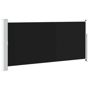 vidaXL Auvent lat&eacute;ral r&eacute;tractable 140 x 314 cm Noir