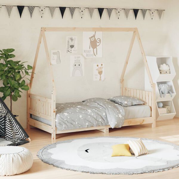 vidaXL Cadre de lit pour enfant 80x160 cm bois de pin massif