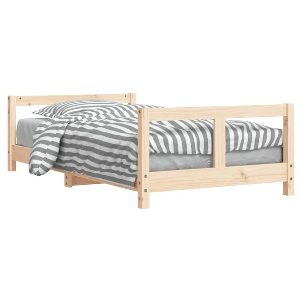 vidaXL Cadre de lit pour enfant 80x160 cm bois de pin massif