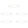 vidaXL adapt&eacute; pour anneaux d'arbre plats 5 pc Blanc &Oslash;90/120 cm Acier