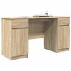 vidaXL Bureau Ch&ecirc;ne sonoma 140 x 49 x 76 cm Bois d'ing&eacute;nierie