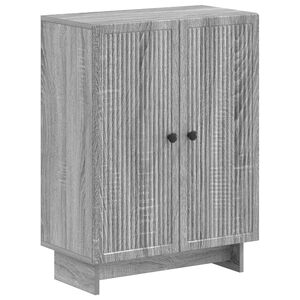 vidaXL Meuble de Rangement de Salle de Bain EDE Sonoma gris