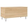 vidaXL Table basse Ch&ecirc;ne sonoma 90x44,5x45 cm Bois d'ing&eacute;nierie