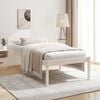 vidaXL Lit pour personne &acirc;g&eacute;e sans matelas blanc 75x190 cm