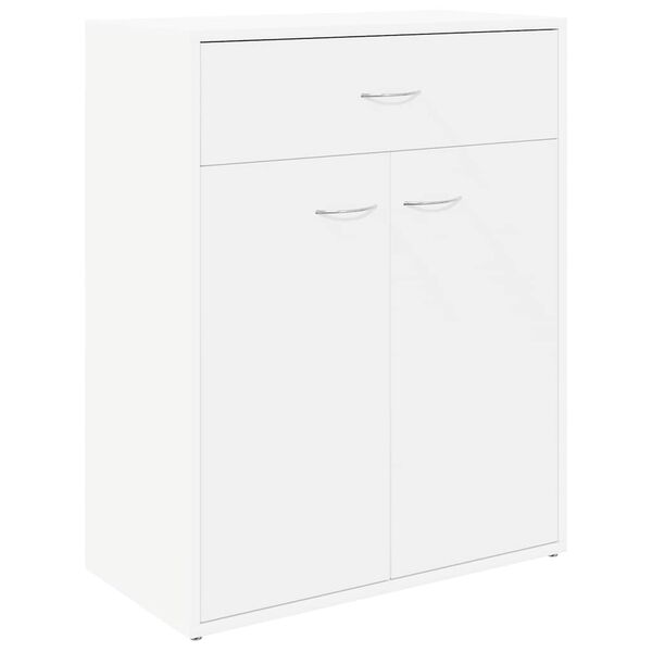 vidaXL Buffet blanc 60x30x75 cm bois d'ing&eacute;nierie
