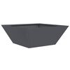 vidaXL Cache-pot de jardin 5 pcs Anthracite 40 x 40 x 15 cm