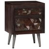 vidaXL Table de chevet Bois de r&eacute;cup&eacute;ration solide 40 x 30 x 50 cm