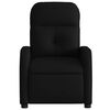 vidaXL Fauteuil inclinable Noir Tissu