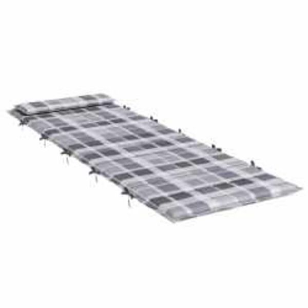 vidaXL Coussin de transat ensoleill&eacute; Gris 178 x 60 x 4 cm Tissu Oxford