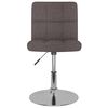 vidaXL Chaise pivotante de salle à manger Taupe Tissu