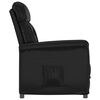vidaXL Fauteuil inclinable Noir Similicuir