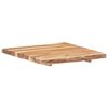 vidaXL Dessus de table Bois d'acacia massif 58x(50-60)x3,8 cm