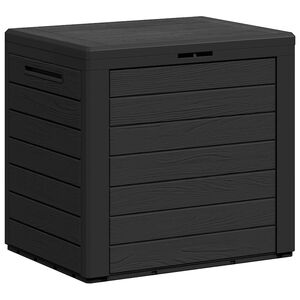 vidaXL Boîte de stockage jardin Anthracite 58,5x46x55 cm Polypropylène