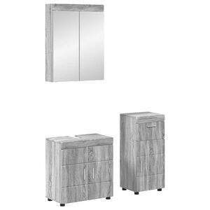 vidaXL Ensemble de mobilier de salle de bain TULUM 3 pi&egrave;ces