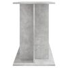 vidaXL Support d'aquarium en béton gris 120 x 40 x 60 cm Bois d'ingénierie