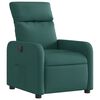 vidaXL Fauteuil inclinable &eacute;lectrique Vert fonc&eacute; Tissu