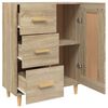vidaXL Buffet Ch&ecirc;ne sonoma 69,5x34x90 cm Bois d'ing&eacute;nierie