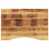 vidaXL Dessus de bureau avec courbe 100x60x2,5 cm manguier massif brut
