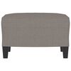 vidaXL Repose-pied Taupe 60x50x41 cm Tissu