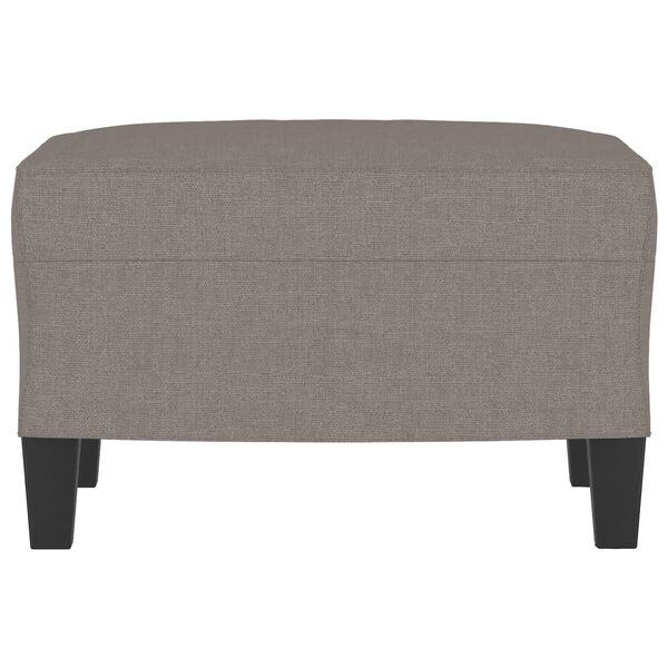 vidaXL Repose-pied Taupe 60x50x41 cm Tissu