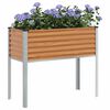vidaXL Cache-pot de jardin Marron Clair 100,5 x 40,5 x 90 cm