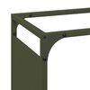 vidaXL Portant de bois chauffage vert olive 60x28x65 cm